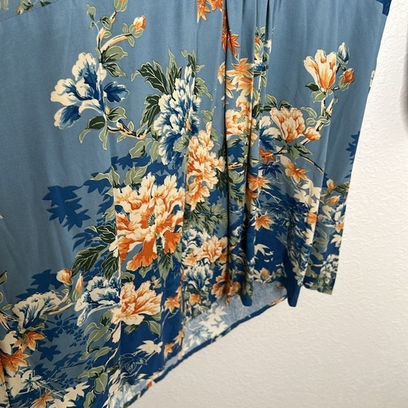 Anthropologie Tiny Giana Blue Floral Dress medium - Picture 5 of 13